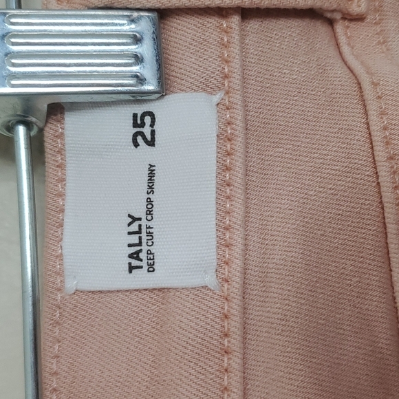 Hudson Tally Deep Cuff Crop Skinny Size 25 NEW WITH TAGS - Picture 6 of 9